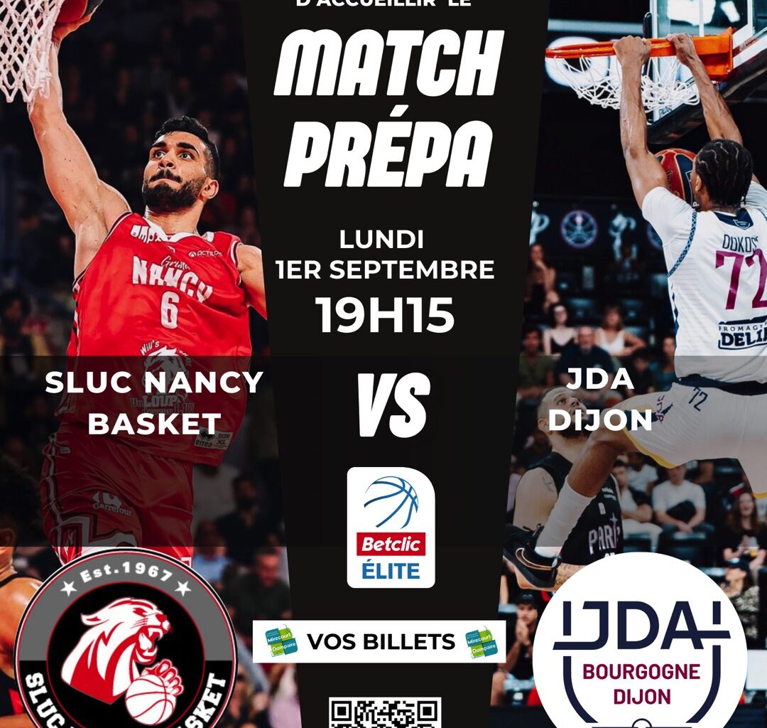 le SLUC Nancy affronte Dijon en match de préparation