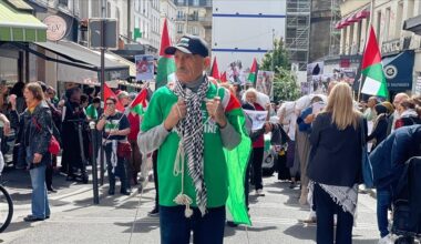 Manifestation à Paris pour dénoncer le "génocide" en Palestine
