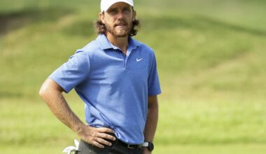 Tommy Fleetwood Photo by Stacy Revere / GETTY IMAGES NORTH AMERICA / Getty Images via AFP