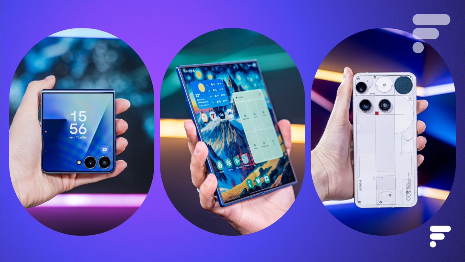 Le top 3 des smartphones que nous recommandons en août 2025