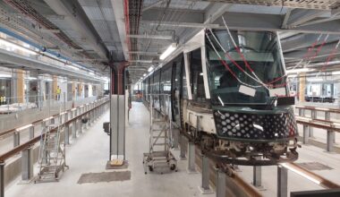ce nouveau centre technique pour les tramways est l'un des plus grands de France