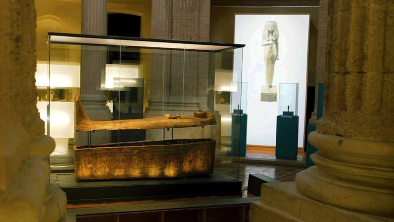 Une importante partie du musée de la Vieille Charité est consacrée à l’Égypte antique.