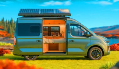 Illustration de l'aménagement ingénieux et accessible du Dacia Sandman pour la vanlife.