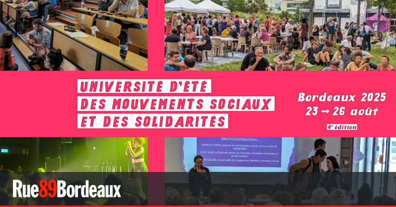 L’Université d’été des mouvements sociaux va agiter le campus de Bordeaux