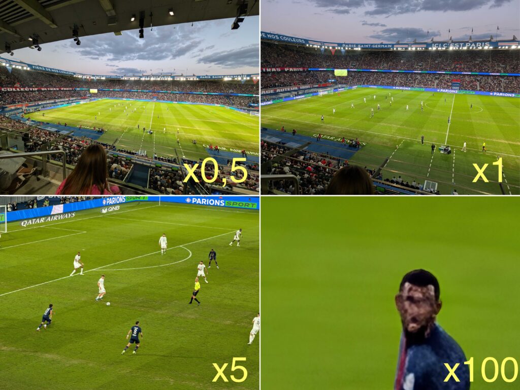 Sur les visages, le modèle de Google ne fait pas d'amélioration virtuelle. Il tente juste de tout lisser, ce qui rend le résultat horrible. C'est dommage, car le x5 est très bon.