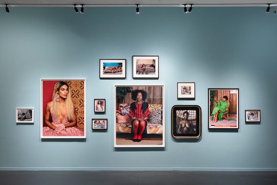 Vues de l’exposition « Mickalene Thomas : All About Love » aux Abattoirs, musée – Frac Occitanie, Toulouse