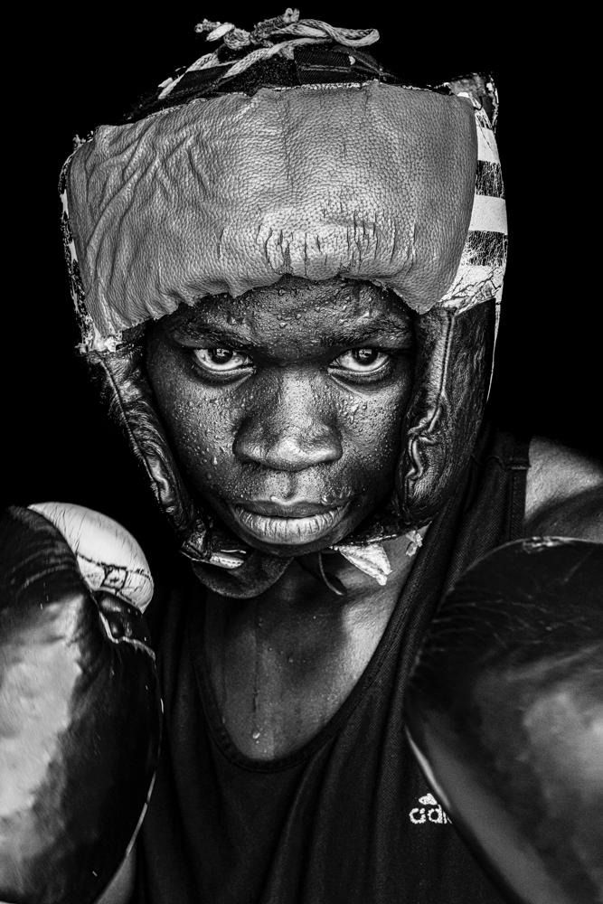 Le boxeur Slumdog photographié par Benoit Feron. (BENOIT FERON)