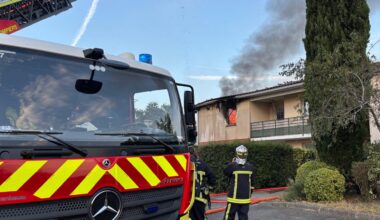 Près de Toulouse, le feu se propage à plusieurs appartements, les habitants évacués