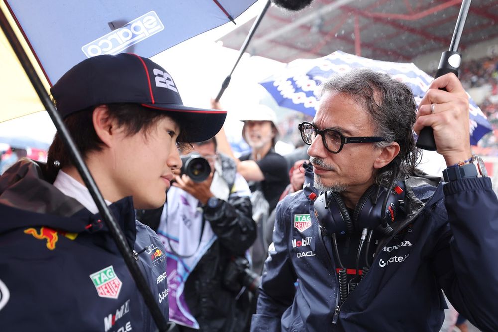 Yuki Tsunoda et Laurent Mekies.