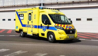 la nouvelle ambulance dernier cri du Smur pédiatrique est opérationnelle