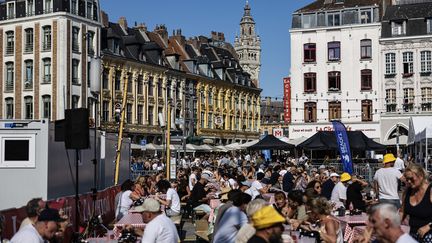La braderie de Lille, le 7 septembe 2025. (SAMEER AL-DOUMY / AFP)