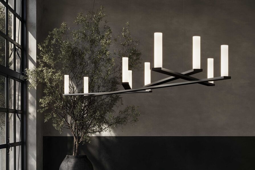 Studio Odile Decq, Dix Bougies, suspension Luceplan