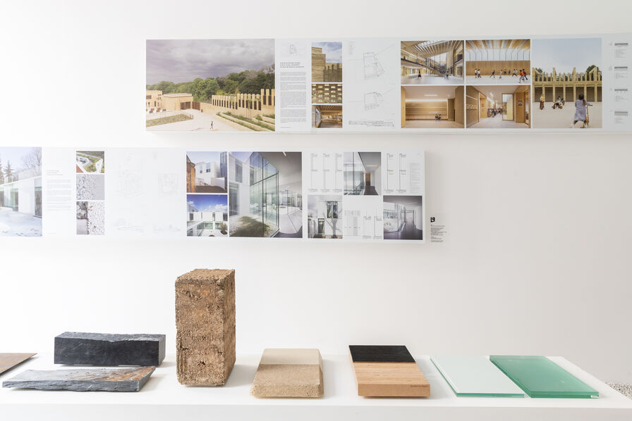 Exposition Matières, a+ samueldelmas architectes