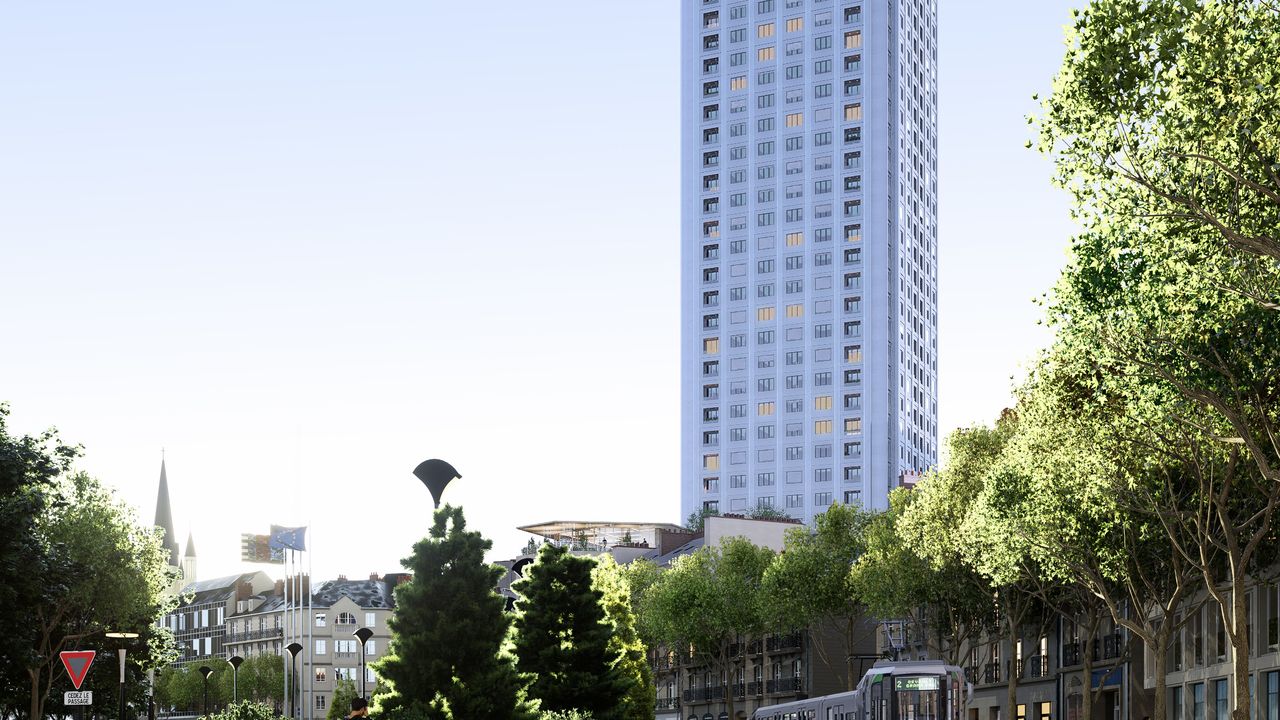 Un gratte-ciel de 144 mètres de haut va bientôt (re)voir le jour à Nantes