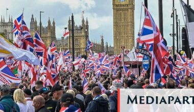 Au Royaume-Uni, l’extrême droite réussit une mobilisation historique - Mediapart