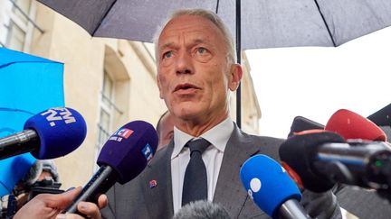 Patrick Martin, le président du Medef, le 24 septembre 2025 à Paris. (ADNAN FARZAT / NURPHOTO / AFP)