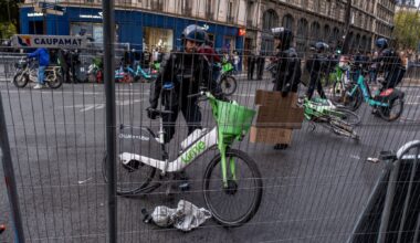 à Châtelet, incendies, violences et gaz lacrymogènes ont marqué la journée de mobilisation