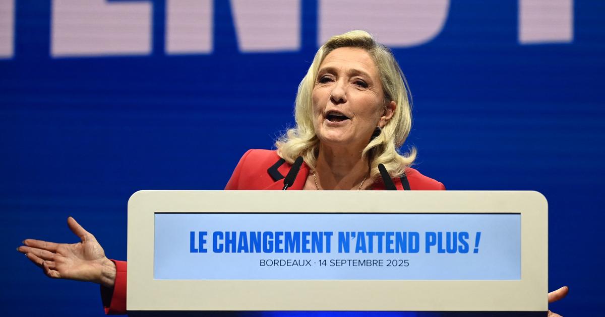 À Bordeaux, Marine Le Pen pense déjà à la chute de Sébastien Lecornu