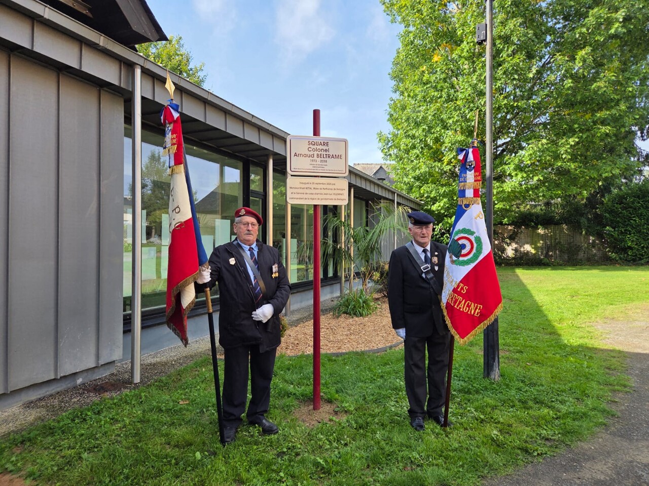 Près de Rennes, un square nommé en l'honneur du colonel Arnaud Beltrame