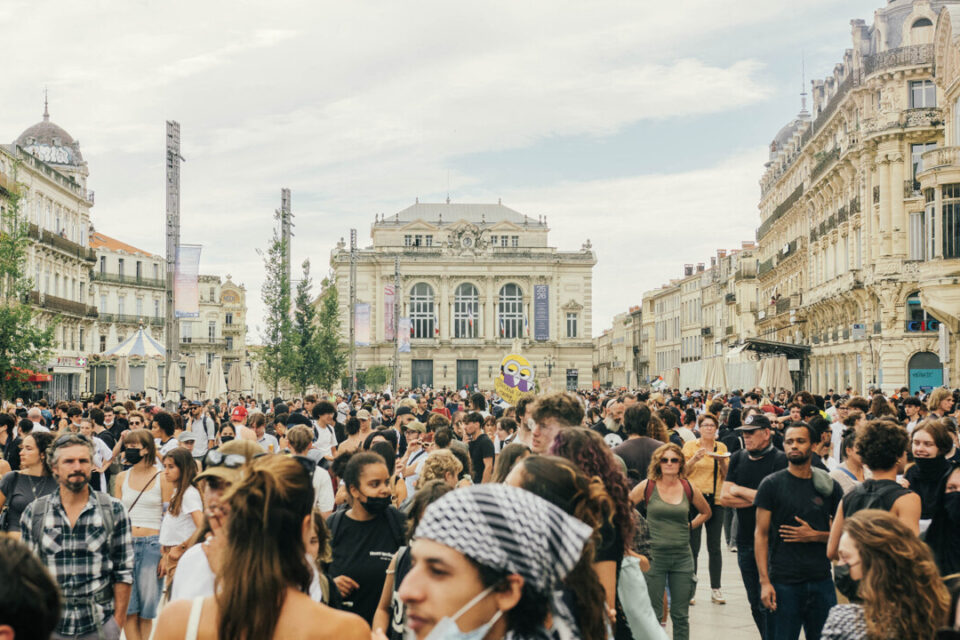 La comédie, point central du mouvement à Montpellier