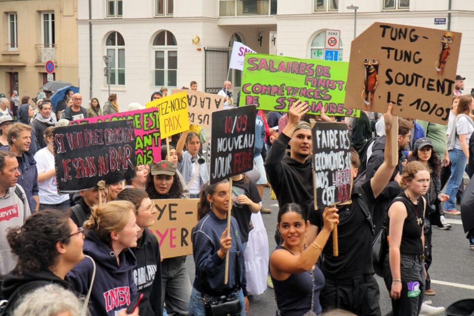 Les jeunes ont mis l'ambiance dans un cortège où certains manifestaient pour la première fois.