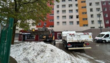 Intempéries : Pluie et grêle dans les rues de Saint-Chamond