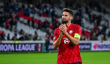 Giroud bat un nouveau record au niveau européen - C3 - J1 - Lille-Brann (2-1)