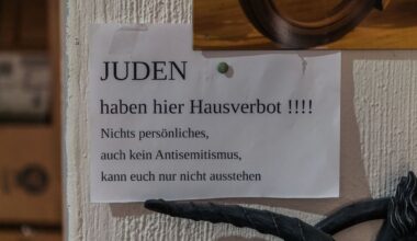 Allemagne : un magasin de Flensbourg affiche "Les juifs sont interdits de séjour ici"