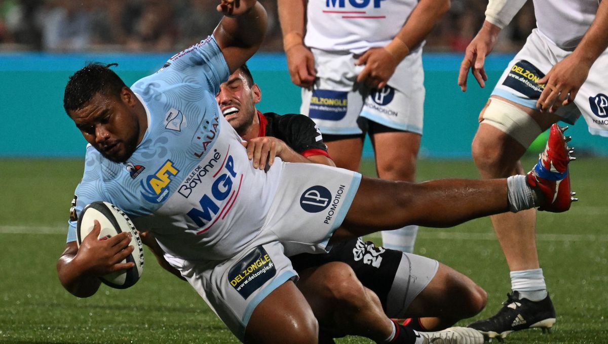 Top 14 : Tevita Tatafu forfait six mois, l'Aviron Bayonnais étudie la piste d'un joker