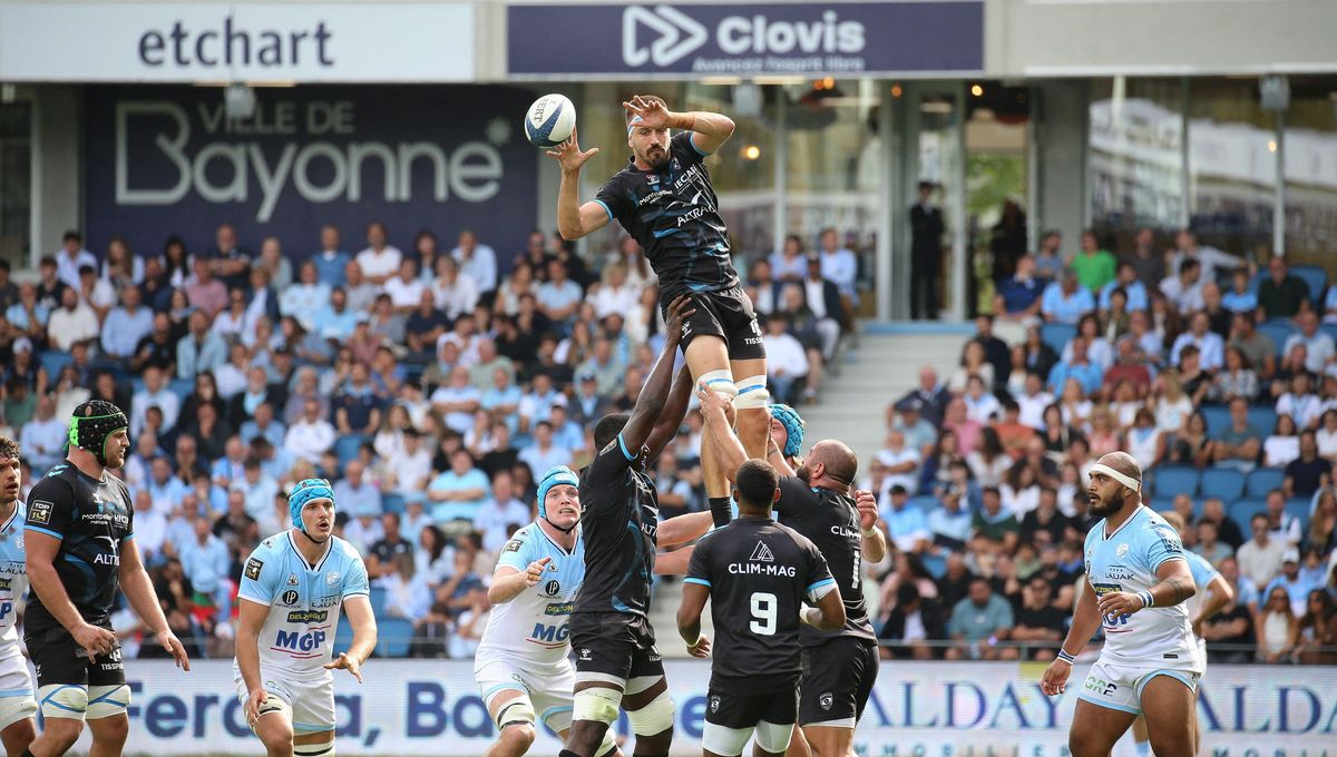 Top 14 : Montpellier frôle l'exploit à Bayonne mais ne repart finalement qu'avec le bonus défensif