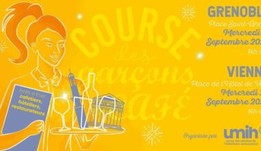La Course des Garçons de Café le 17 septembre à Grenoble et le 24 septembre 2025 à Vienne