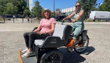 Bordeaux : un vélo-taxi pour transporter les personnes âgées à leurs rendez-vous