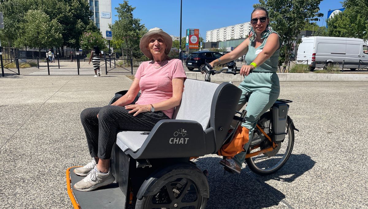Bordeaux : un vélo-taxi pour transporter les personnes âgées à leurs rendez-vous