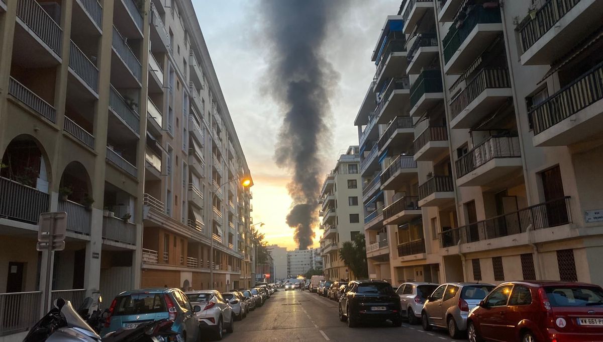 On connait l'origine des fumées aperçues ce dimanche soir à Nice