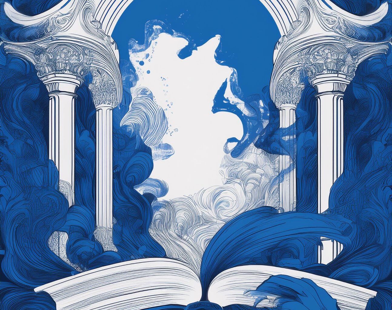 Le bleu et le blanc. Interférences entre les littératures dites
