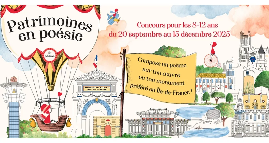 Poésie et patrimoine s'entremêlent en Île-de-France