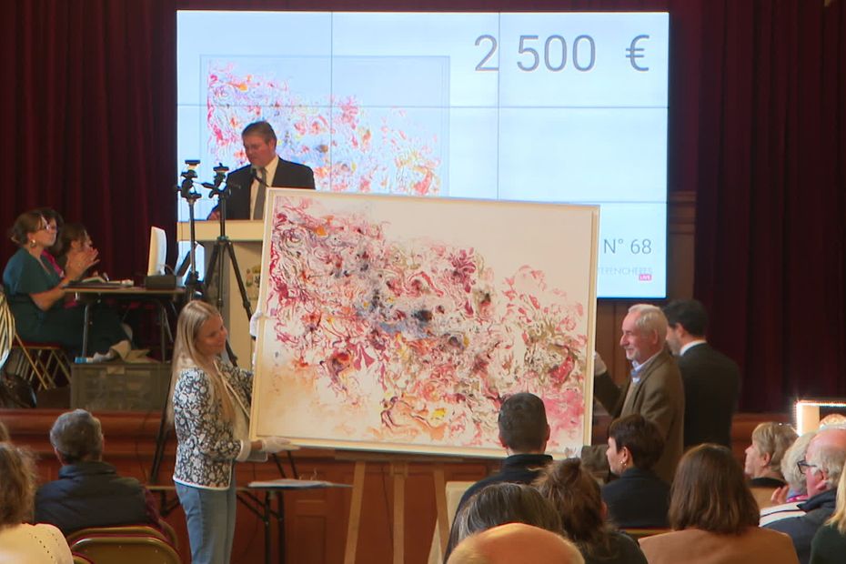 des œuvres d'art vendues aux enchères au profit d’enfants qui travaillent dans les mines