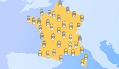 des nuages, de la pluie et du soleil sont annoncés aujourd'hui