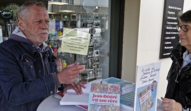 Caussade. Patrice Hougue, auteur et illustrateur, tout à la fois