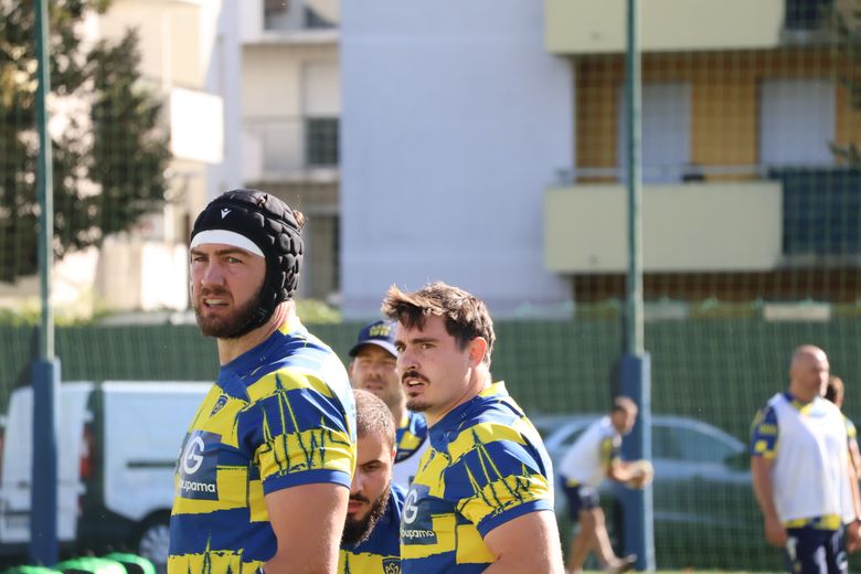 Top 14 – Rob Simmons (Clermont) portait un casque lors de l’entraînement du mardi.