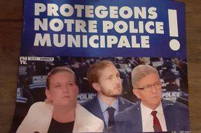 Un formulaire de pétition en forme de tract de J-L. Moudenc.
