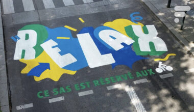 l’excellente idée de Rennes avec ses SAS vélos qui mêlent street-art et sensibilisation