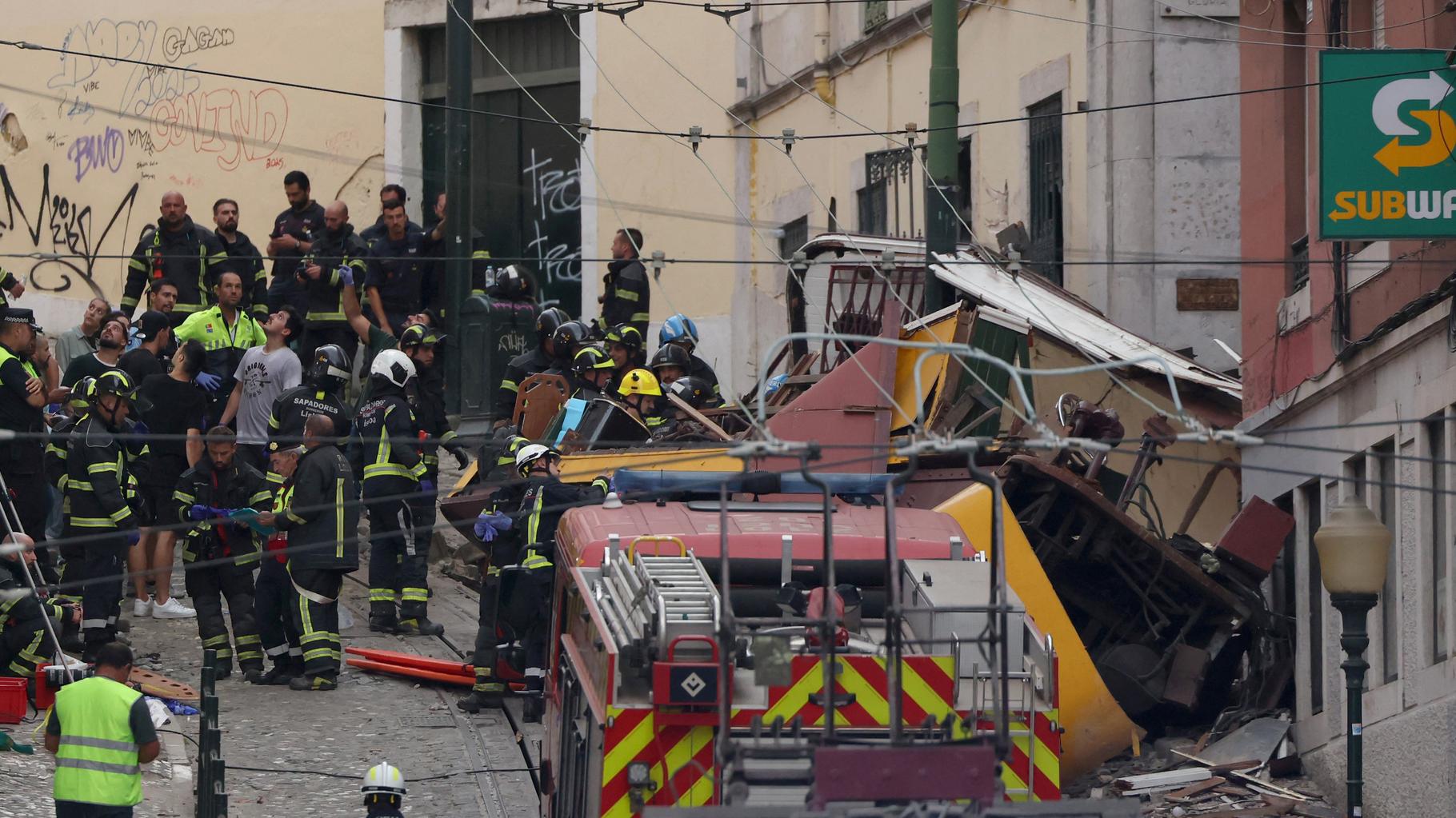 ce que l’on sait du déraillement mortel d’un funiculaire à Lisbonne