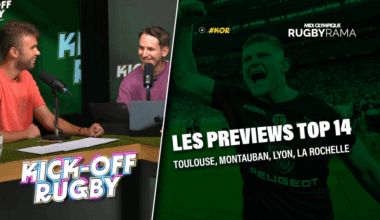 Vidéo. Les dernières previews Top 14 avec Toulouse, La Rochelle, Lyon et Montauban dans Kick-Off Rugby