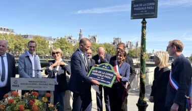 À Paris, le nom de Pasquale Paoli est désormais associé à celui du Quai de la Corse