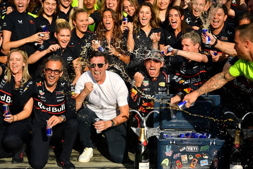 Red Bull fête la victoire à Monza.