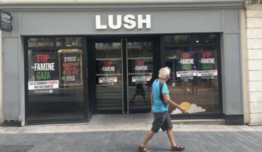 "Fermé par solidarité" : à Montpellier, les cosmétiques Lush baissent le rideau en soutien à Gaza