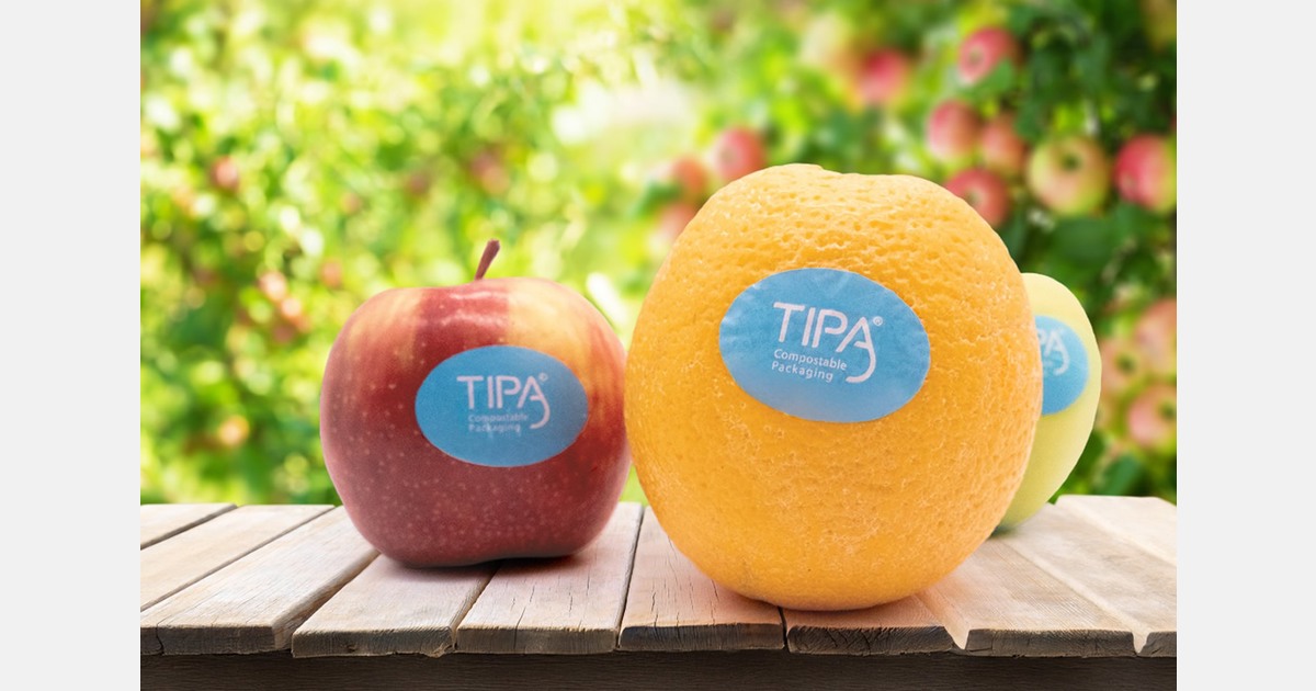 TIPA lance des étiquettes compostables pour les fruits et légumes en Europe