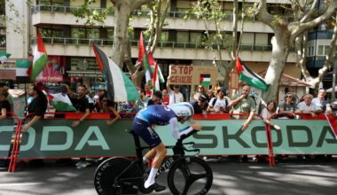 Filippo Ganna remporte le contre-la-montre de la Vuelta, amputé de moitié en raison de nouvelles manifestations propalestiniennes
