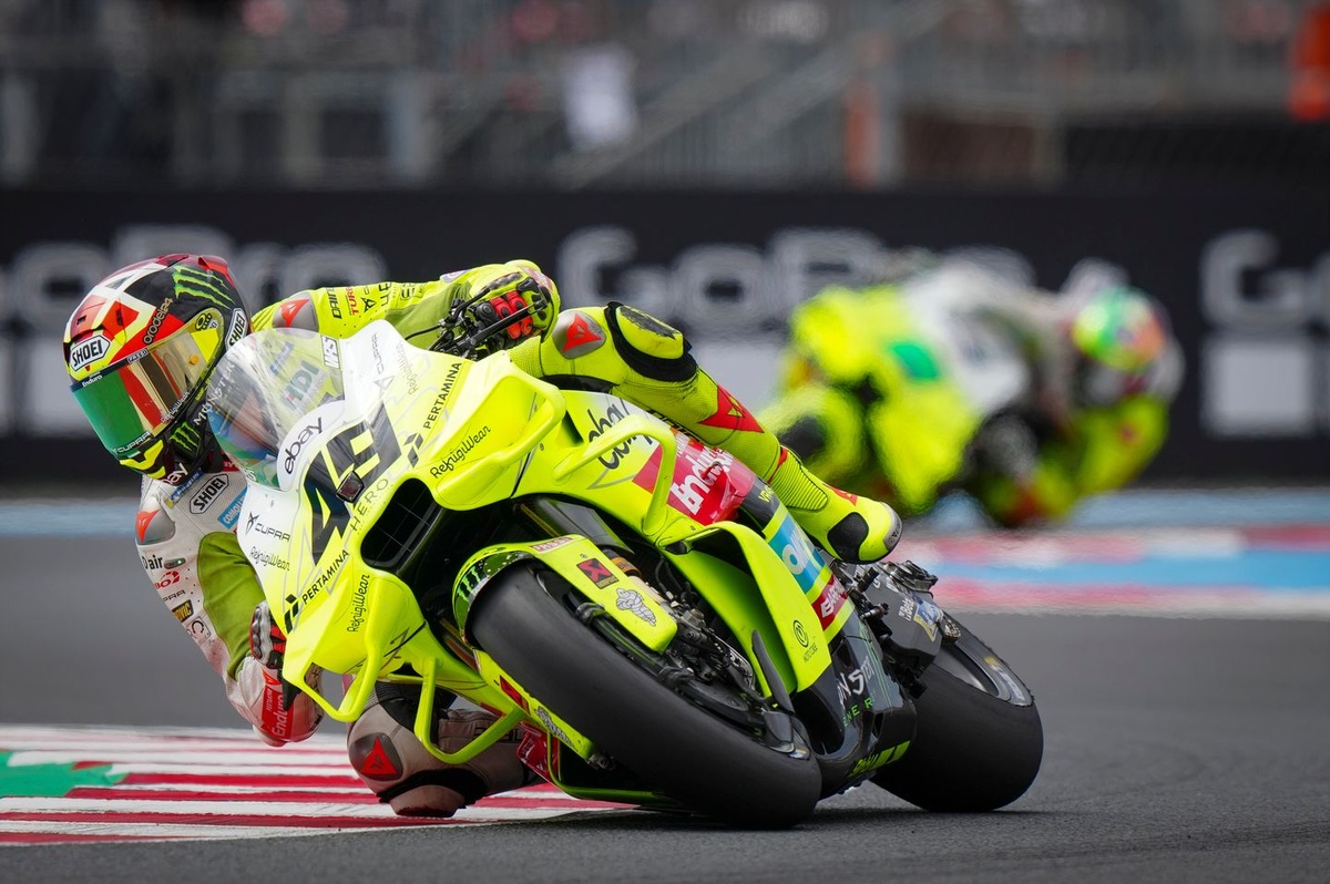 Di Giannantonio compagnon d'infortune de Bagnaia avec la Ducati GP25